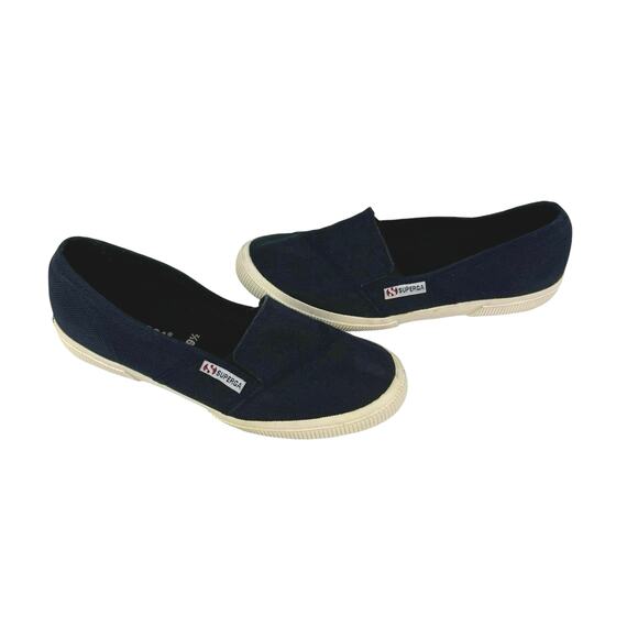 Superga Women's Navy Blue A Line Slide Slip On Casual Everyday Sneakers - Picture 6 of 11